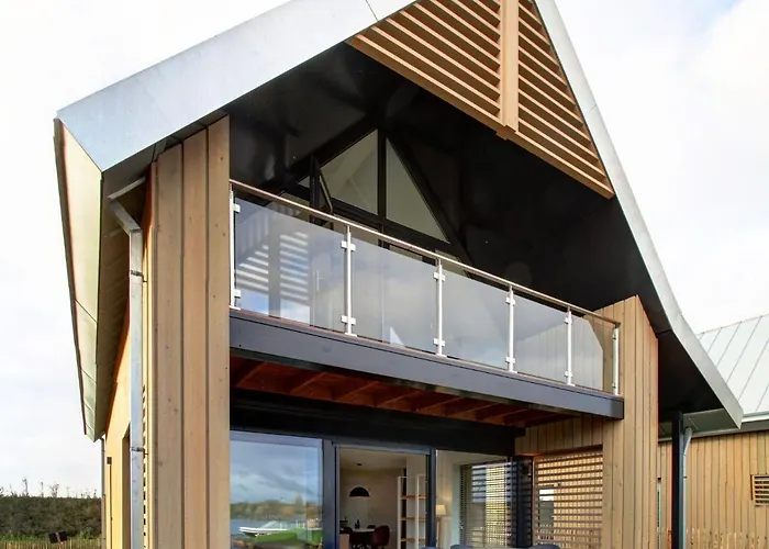 Modern Lodge On The Water In A National Park